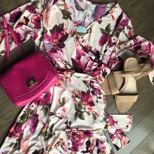 Pinkblush Maternity/Nursing Maxi Dress